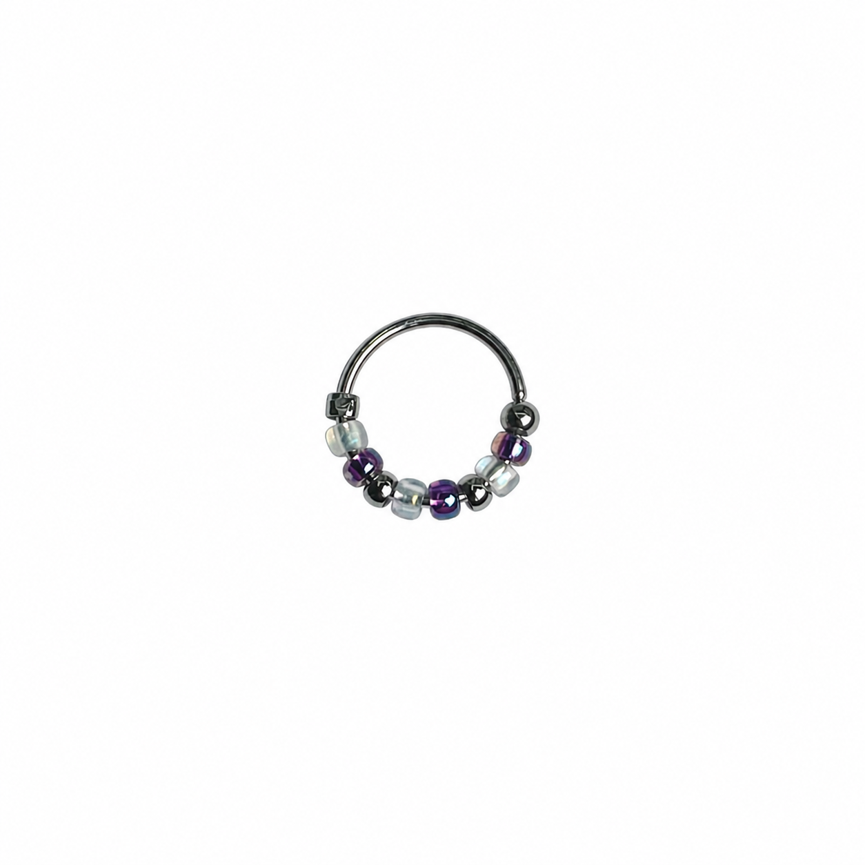Blingy Pop Bead Ring (Purple)